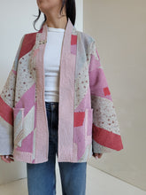 Load image into Gallery viewer, Kantha Quilt Jacket - No. 060