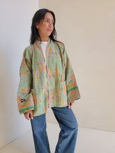 Load image into Gallery viewer, Kantha Quilt Jacket - No. 053