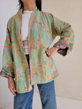 Load image into Gallery viewer, Kantha Quilt Jacket - No. 053