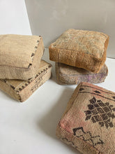 Load image into Gallery viewer, Vintage Wool Floor Cushion | Neutrals
