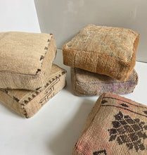 Load image into Gallery viewer, Vintage Wool Floor Cushion | Neutrals