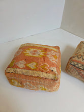 Load image into Gallery viewer, Vintage Wool Floor Cushion | Pastels