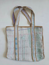 Load image into Gallery viewer, Kantha Tote Bag - Neutrals