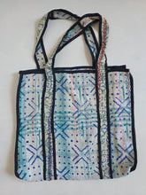 Load image into Gallery viewer, Kantha Tote Bag - Indigo Print