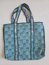 Load image into Gallery viewer, Kantha Tote Bag - Blues