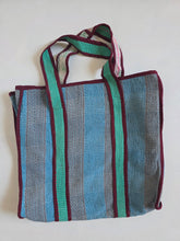 Load image into Gallery viewer, Kantha Tote Bag - Blues