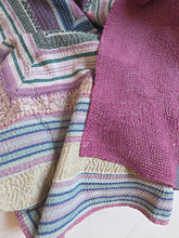 Load image into Gallery viewer, Kantha Quilt No. 095