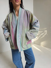 Load image into Gallery viewer, Kantha Quilt Jacket - No. 069