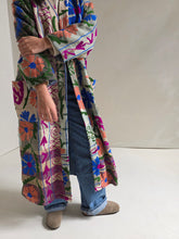 Load image into Gallery viewer, Long Embroidered Quilt Jacket - No. 094