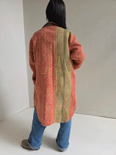 Load image into Gallery viewer, Long Kantha Quilt Jacket - No. 074