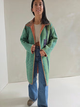 Load image into Gallery viewer, Long Kantha Quilt Jacket - No. 074