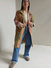 Load image into Gallery viewer, Long Kantha Quilt Jacket - No. 076