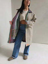 Load image into Gallery viewer, Long Kantha Quilt Jacket - No. 079