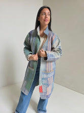 Load image into Gallery viewer, Long Kantha Quilt Jacket - No. 080