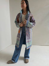 Load image into Gallery viewer, Long Kantha Quilt Jacket - No. 081