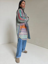 Load image into Gallery viewer, Long Kantha Quilt Jacket - No. 081