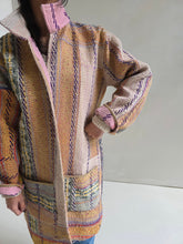 Load image into Gallery viewer, Long Kantha Quilt Jacket - No. 082