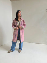 Load image into Gallery viewer, Long Kantha Quilt Jacket - No. 082