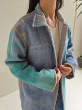 Load image into Gallery viewer, Long Kantha Quilt Jacket - No. 083