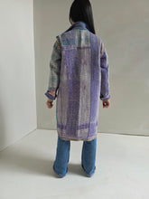 Load image into Gallery viewer, Long Kantha Quilt Jacket - No. 085