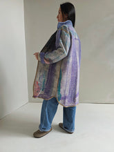 Load image into Gallery viewer, Long Kantha Quilt Jacket - No. 085