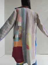 Load image into Gallery viewer, Long Kantha Quilt Jacket - No. 086
