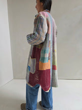 Load image into Gallery viewer, Long Kantha Quilt Jacket - No. 086