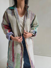 Load image into Gallery viewer, Long Kantha Quilt Jacket - No. 086