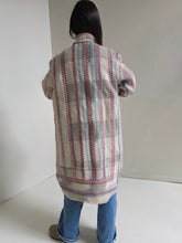 Load image into Gallery viewer, Long Kantha Quilt Jacket - No. 087