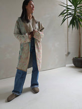 Load image into Gallery viewer, Long Kantha Quilt Jacket - No. 089