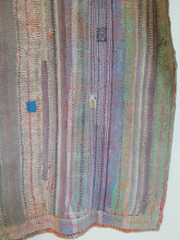 Load image into Gallery viewer, Kantha Quilt No. 087