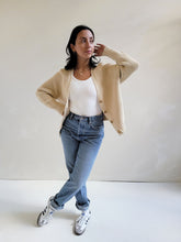 Load image into Gallery viewer, Organic Cotton Knit Cardigan - Natural