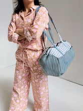 Load image into Gallery viewer, Good Boyfriend Shirt - Floral Clay + Neon Pink