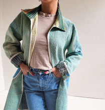 Load image into Gallery viewer, Long Kantha Jacket - No. 045