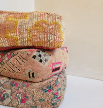 Load image into Gallery viewer, Vintage Wool Floor Cushion | Pastels