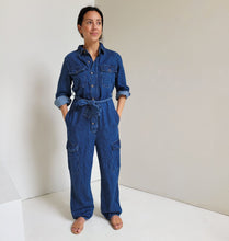 Load image into Gallery viewer, Troy Denim Jumpsuit