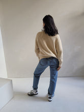 Load image into Gallery viewer, Organic Cotton Knit Cardigan - Natural