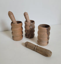 Load image into Gallery viewer, Wooden Mortar + Pestle