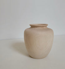 Load image into Gallery viewer, Carved Walnut Wood Vase