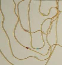 Load image into Gallery viewer, Little Bead Gold Necklace