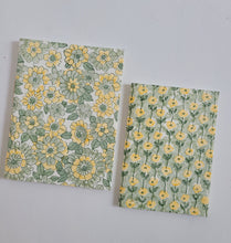Load image into Gallery viewer, Upcycled Cotton Block Printed Notebook - Set of 2