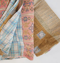 Load image into Gallery viewer, Kantha Quilt No. 065
