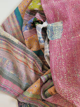Load image into Gallery viewer, Kantha Quilt No. 069