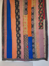 Load image into Gallery viewer, Kantha Quilt No. 073