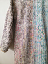 Load image into Gallery viewer, Long Kantha Quilt Jacket - No. 078