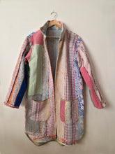 Load image into Gallery viewer, Long Kantha Quilt Jacket - No. 078