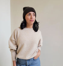 Load image into Gallery viewer, Cocoon Merino Wool Sweater - Beige