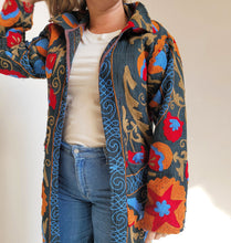 Load image into Gallery viewer, Long Embroidered Jacket - No. 019