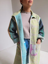 Load image into Gallery viewer, Long Kantha Jacket - No. 045