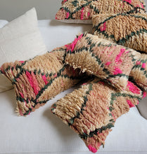 Load image into Gallery viewer, Vintage Wool Pillow - Neon Pink
